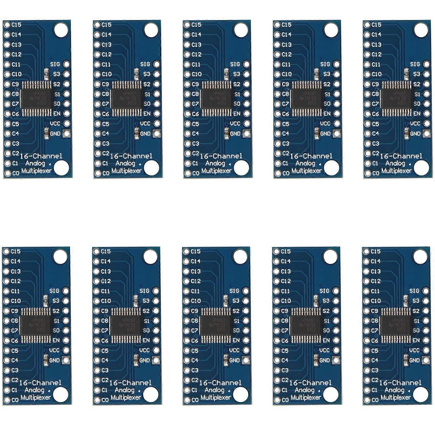 10 Stück 16-Kanal-Analog-Multiplexer-Modul 74HC4067 CD74HC4067 präzises Modul Digitaler Multiplexer MUX B