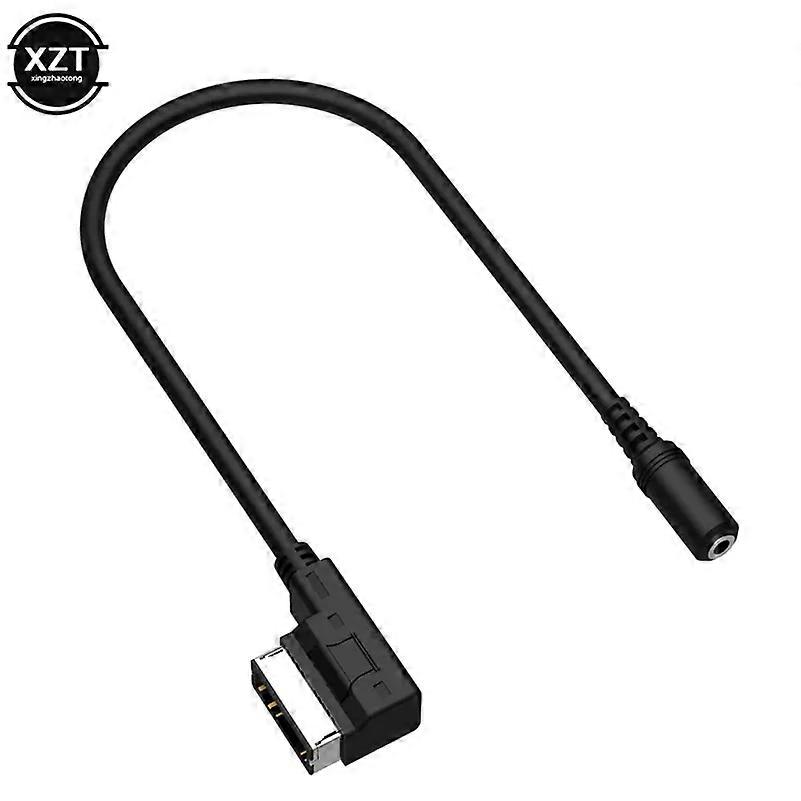 30cm Car 3.5mm Transmission Line AMI to AUX IN Headphone Port Adapter Audio Input Cable Suitable for MDI Mercedes Benz AUX Cable