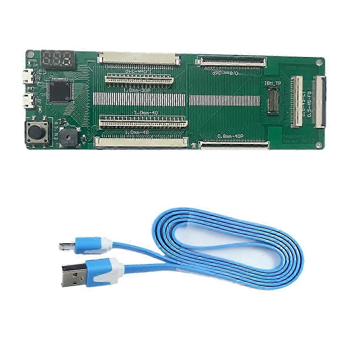 New QK-AK15 Keyboard Tester with USB Interface Cable for Laptop Testing Device Machine Tool