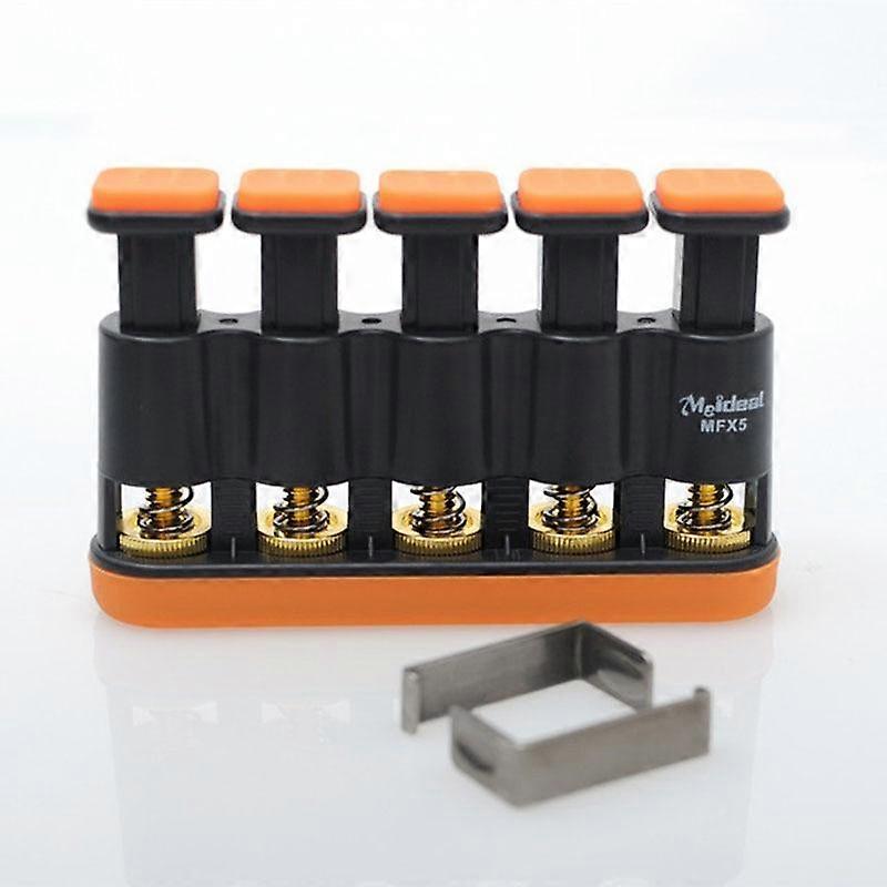 Handgrepp Finger Trainer Gitarr tränare Stärkare (Orange)