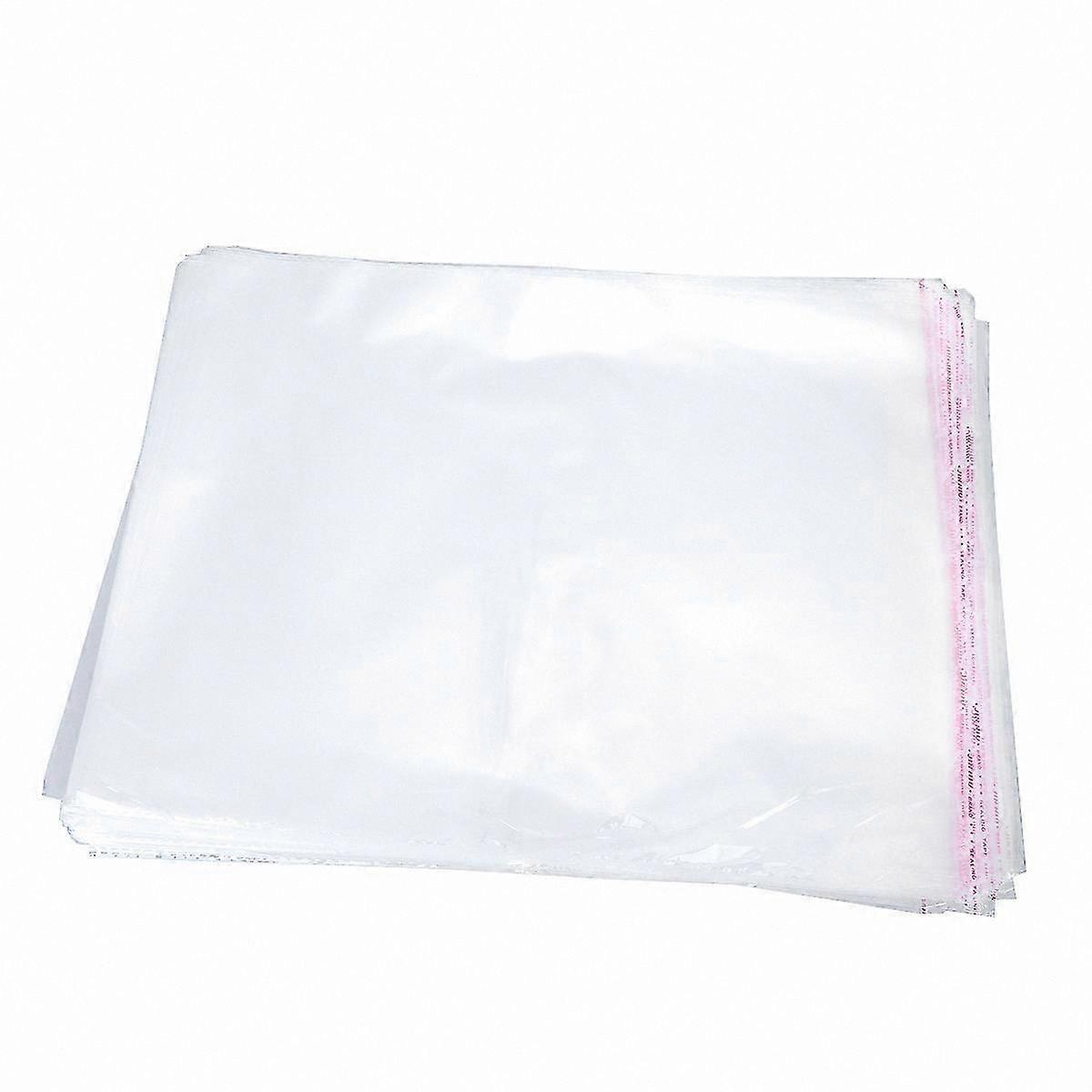 100 Count Transparent Packaging Bags for Gifts, Storage, and Wrapping - Self-Sealing Multi-Purpose Bags