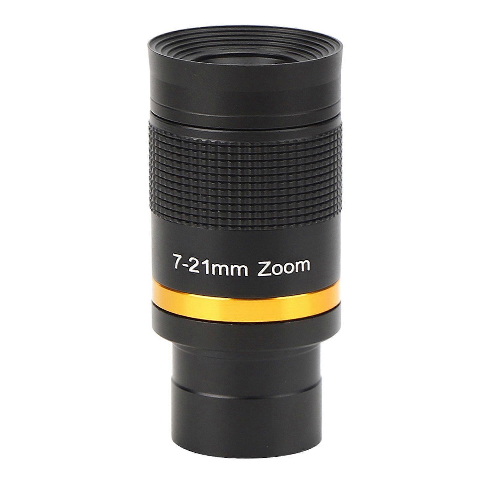Astronomical Telescope 721mm Continuous Zoom Eyepiece Observation 1.25 Inch/31.7 MM Black