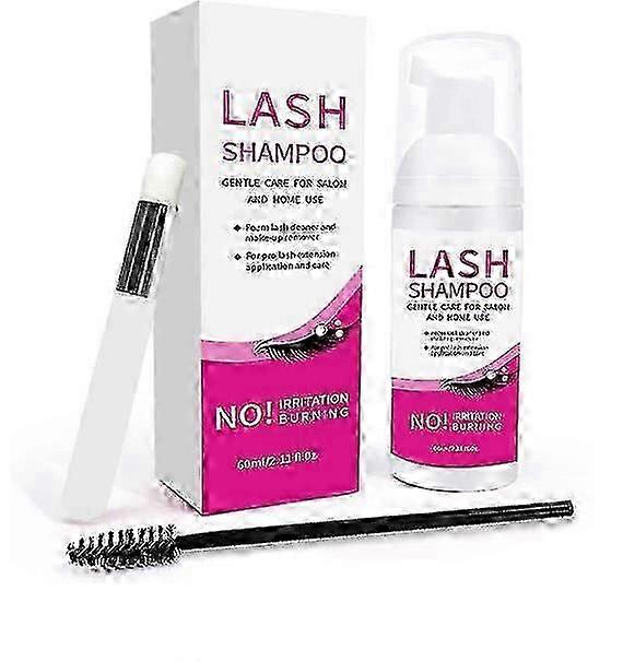 2025 Eyelash waterEyelash Shampoo Eyelash Grafting Cleaning Foam Mild Eyelashes Special Cleaning Agent 60ML
