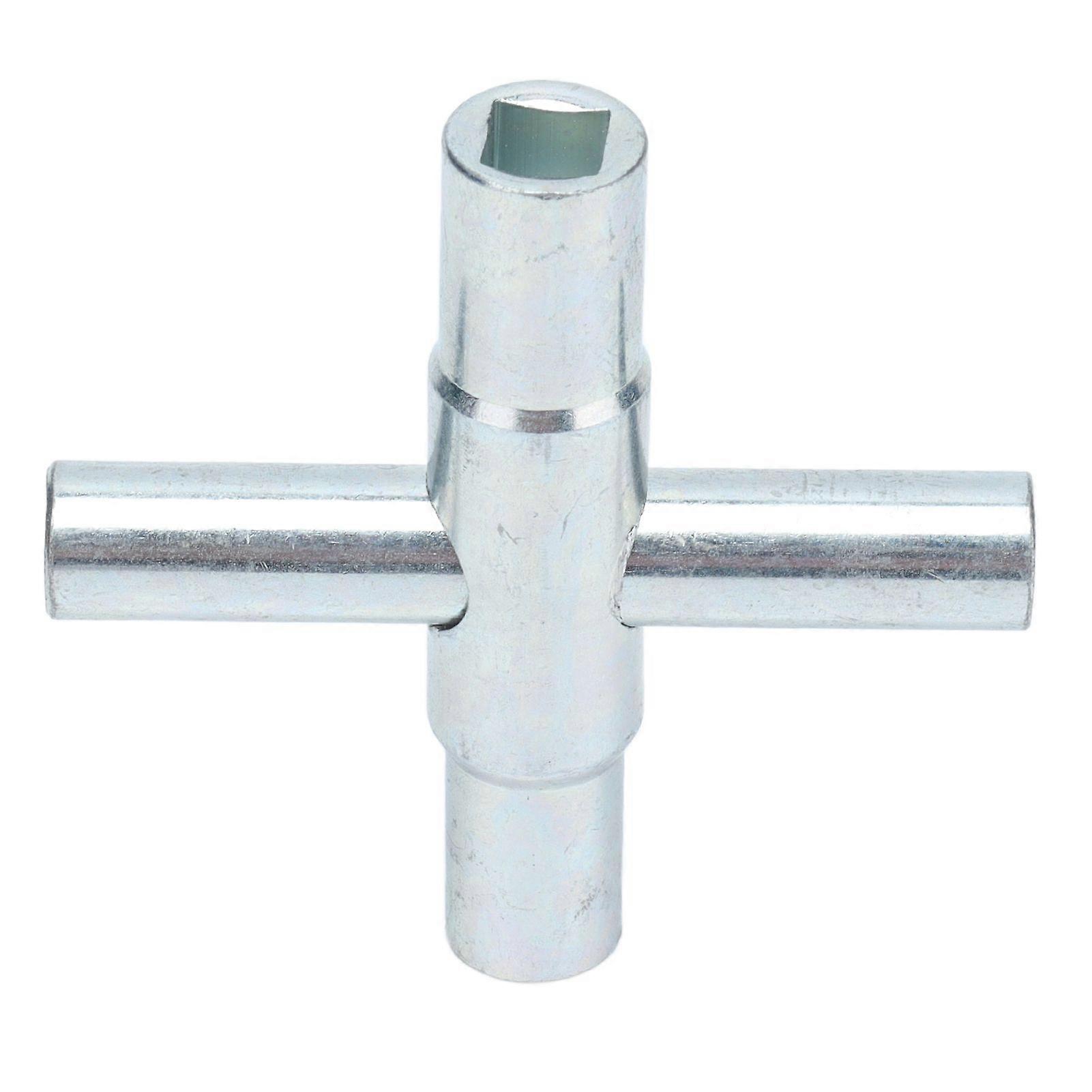 4 Way Sillcock Key 4in 1 Water Faucet Tap Cross Key Tool Manual Bathroom Wrench Tool