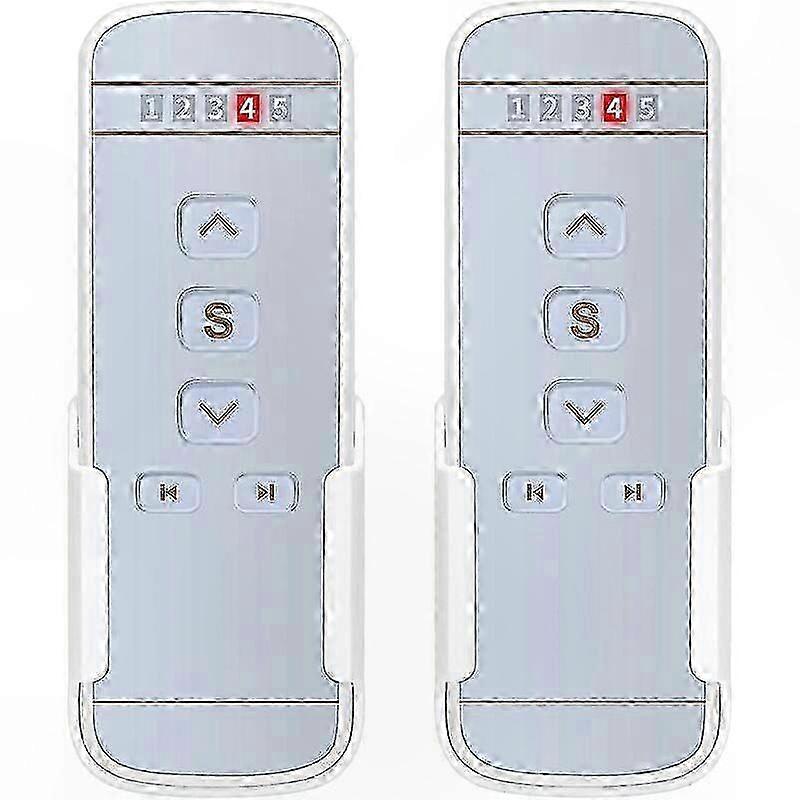 5-Channel RTS Radio Remote Control for 433.42MHz, Operates up to 5 Motors or Motor Groups SZRH A-S858