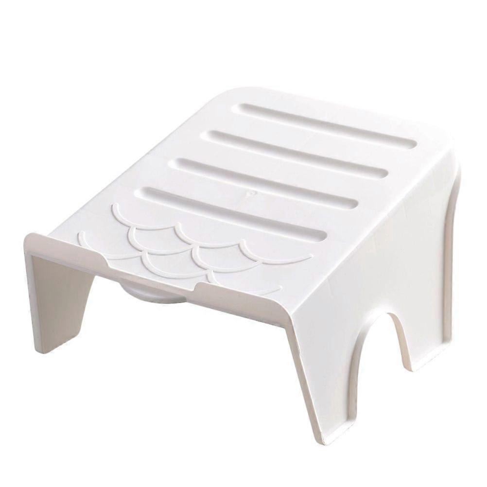Plastic Shoe Rack Creative Thickened Multilayers Multifunctional Shoe Shelf Space Saving Storage Rack for Home (White)