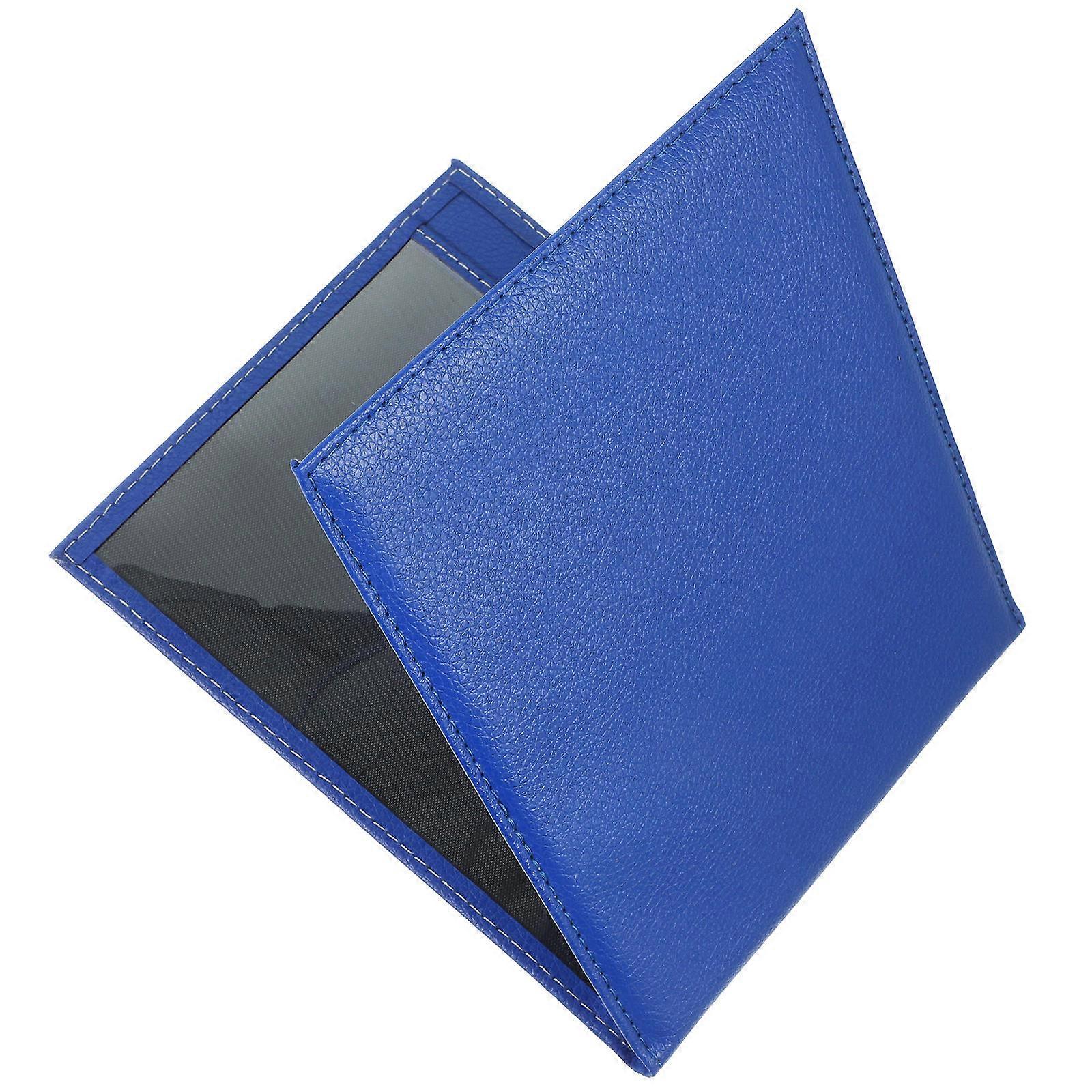 Disabled Certificate Holder for Protection Lightweight Blue PU PVC Card Protector