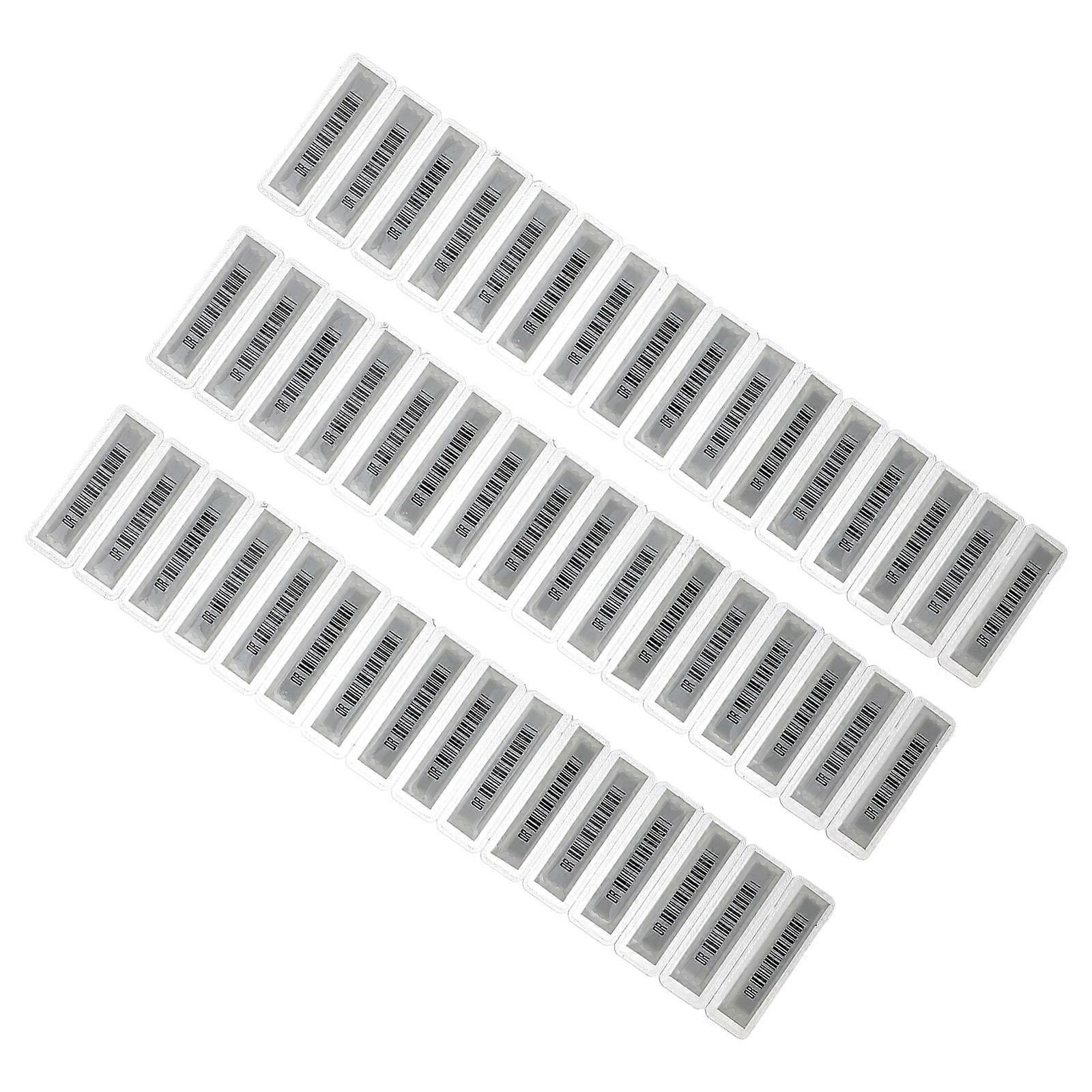 Supermarket Acoustomagnetic Label 75pcs Perfect For Anti-theft Solutions 2X0.6X0.1in Effective Marking System
