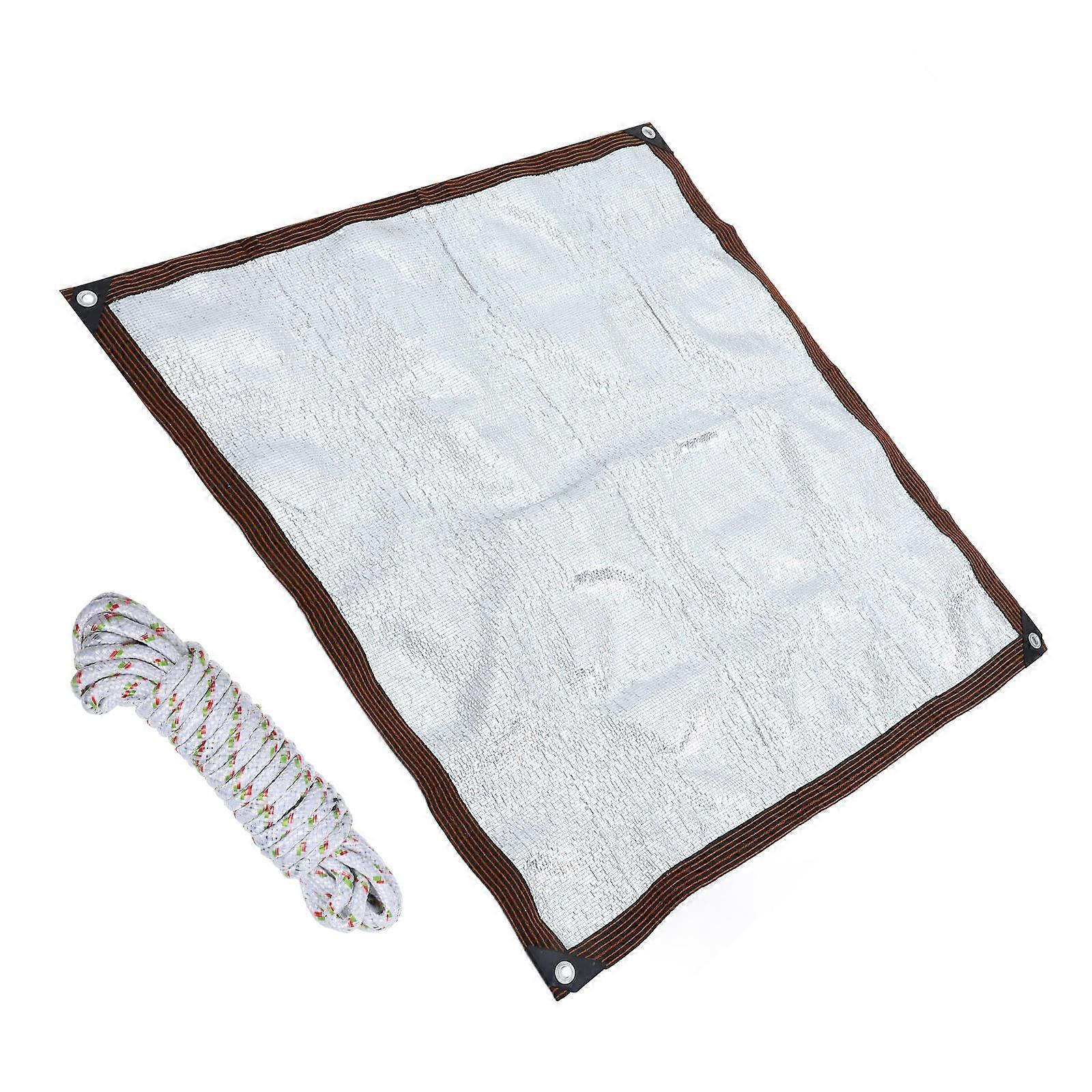 Sunshade Net Garden Supplies Garden Use White Aluminum Material Sun Screen 1Set