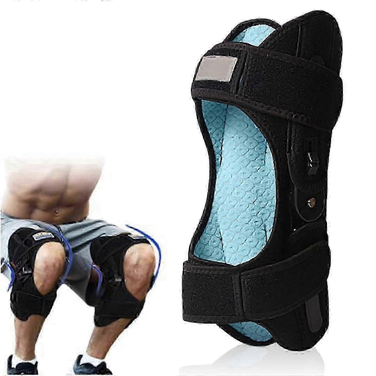 Spring Loaded Knee Brace with Stabilizers for Arthritis Pain Relief - Left