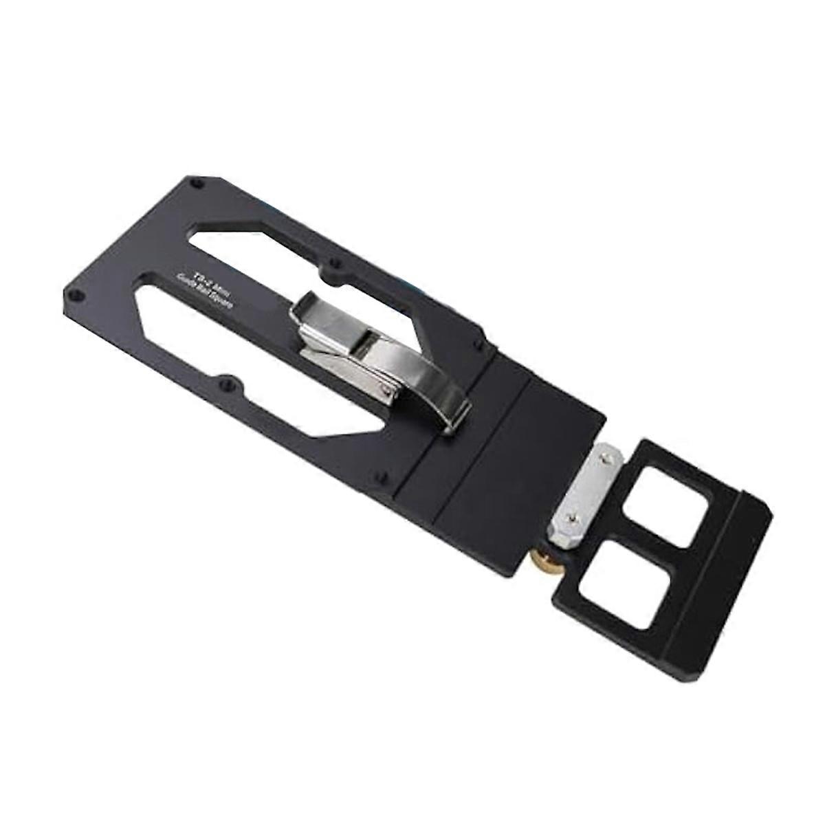 Compact Guide Rail Square with Edge Support,Track Saw Square,Track Saw Rail Square Guide,90 Degree Right Angle Guide