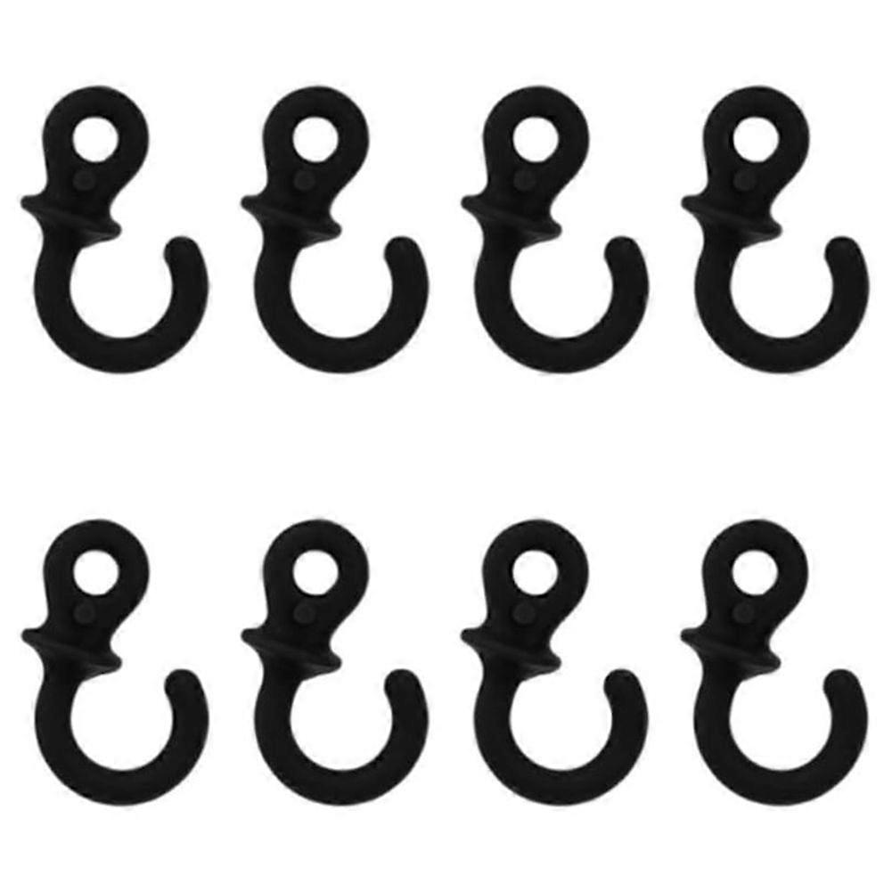 8pcs Stabilizer for Compound Bows, Superior Noise Reduction, Soft Silicone, Black Black