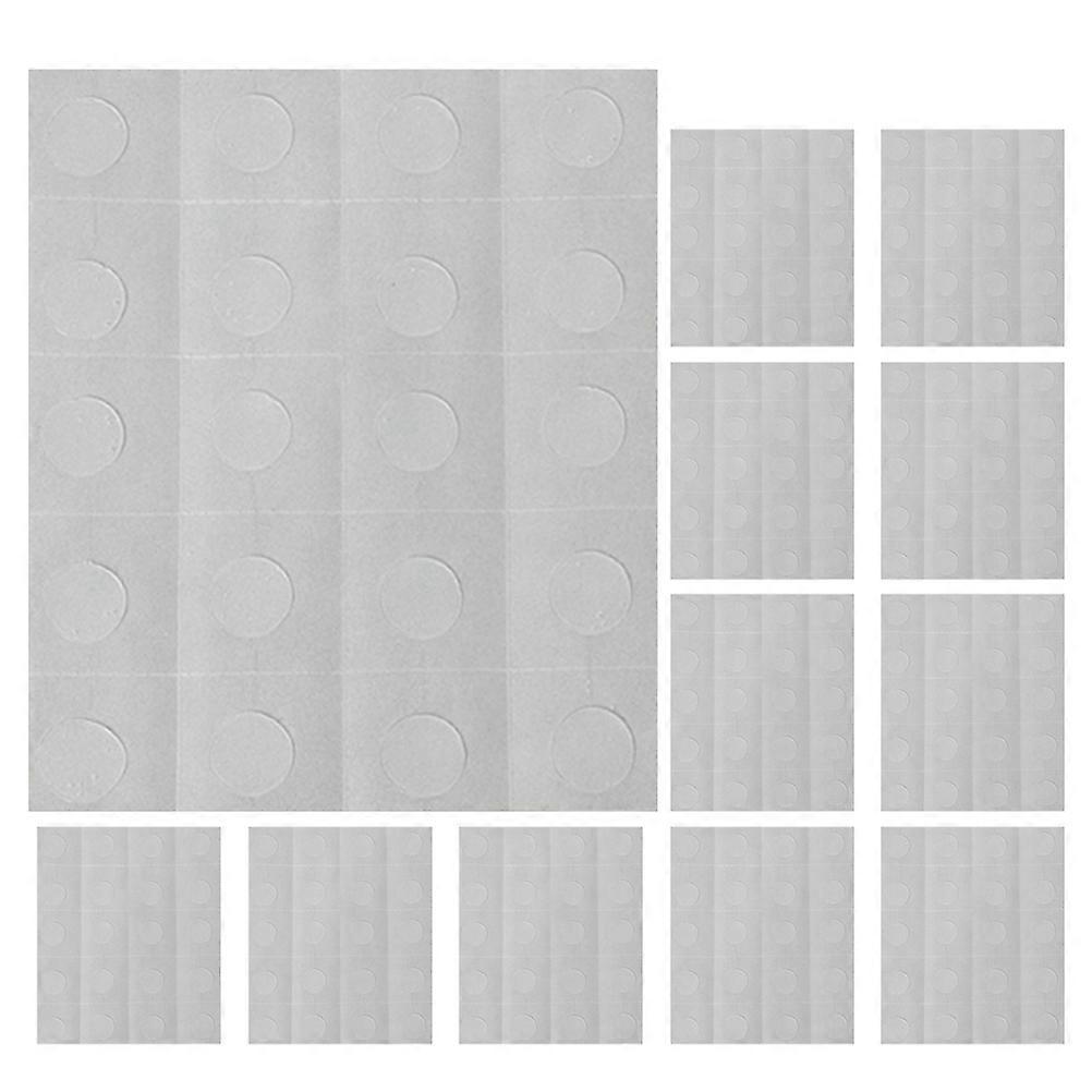 Double Sided Adhesive Dots 25 Sheets Removable Round Sticker Supplies Ideal For Arts And Crafts Projects Transparent Latex