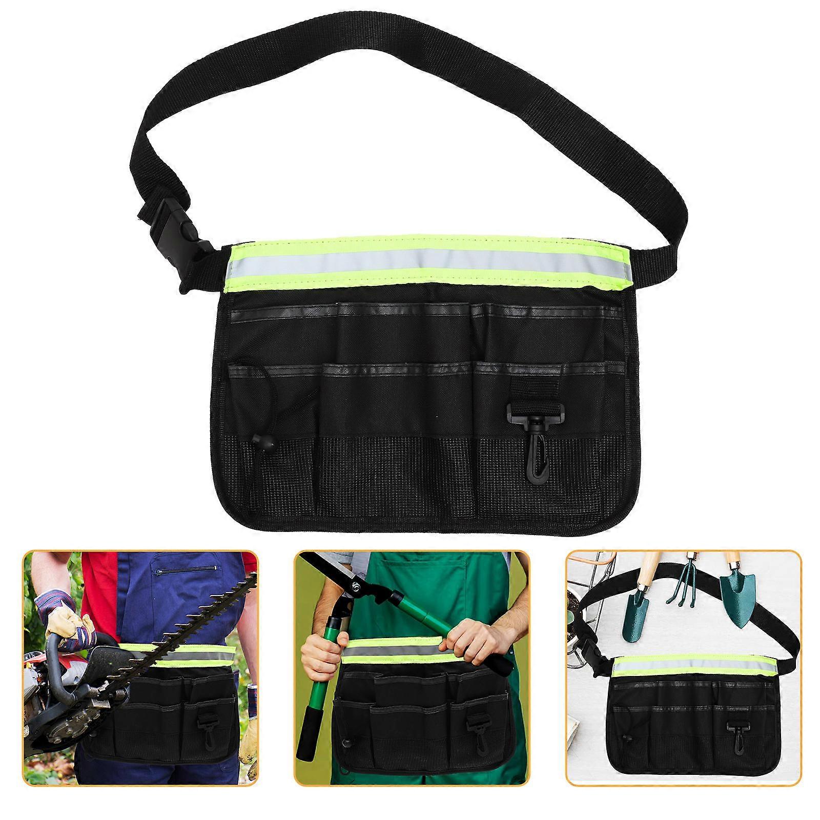 Utility Belt Carpenter Belt for Storage 4Pcs with Adjustable Reflective Design