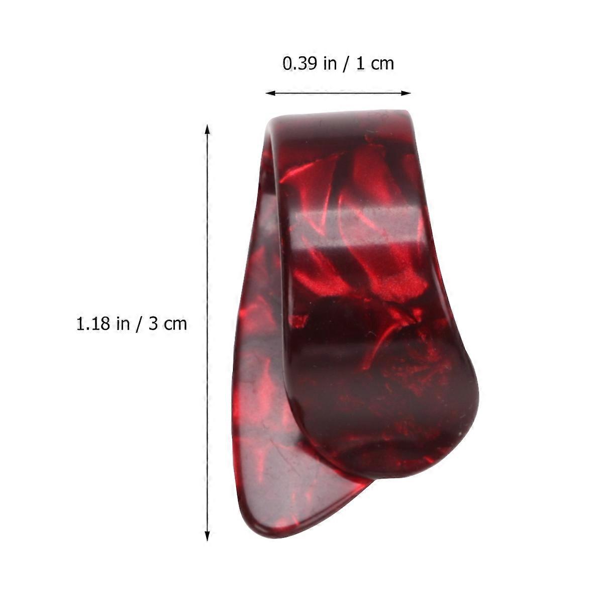 Nail Plectrum Thumb Guitar Picks for Guitar 48Pcs Assorted Colors