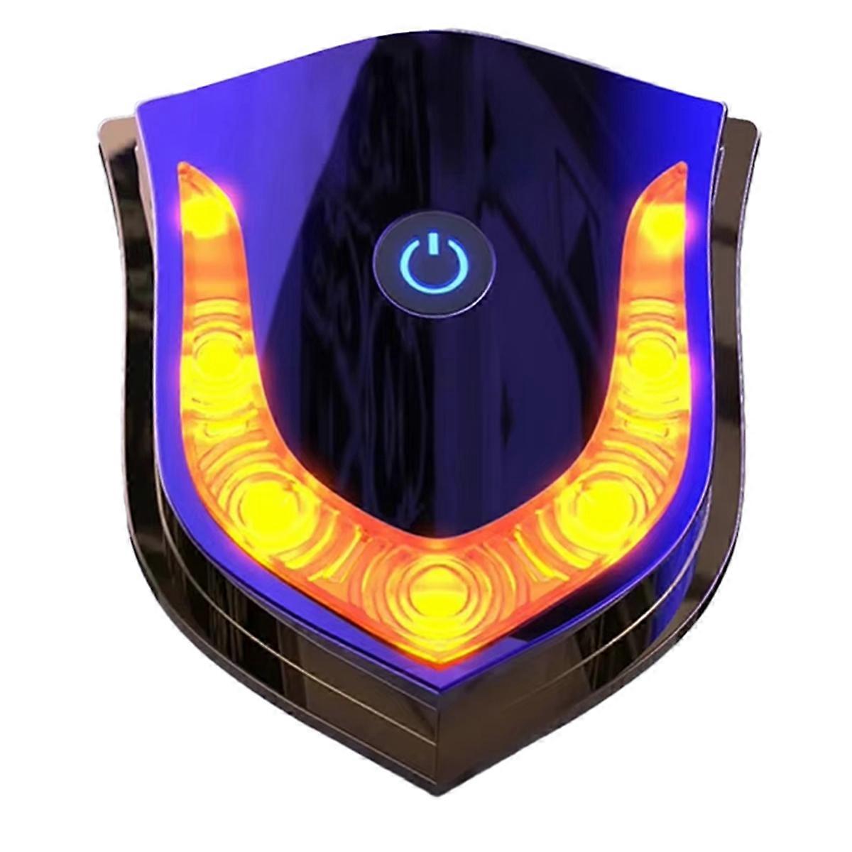 USB Motorsykkelhjelm LED-lys Trådløst Smart Riding Warning Safety Lamp Lights For Motorsykkelhjelm