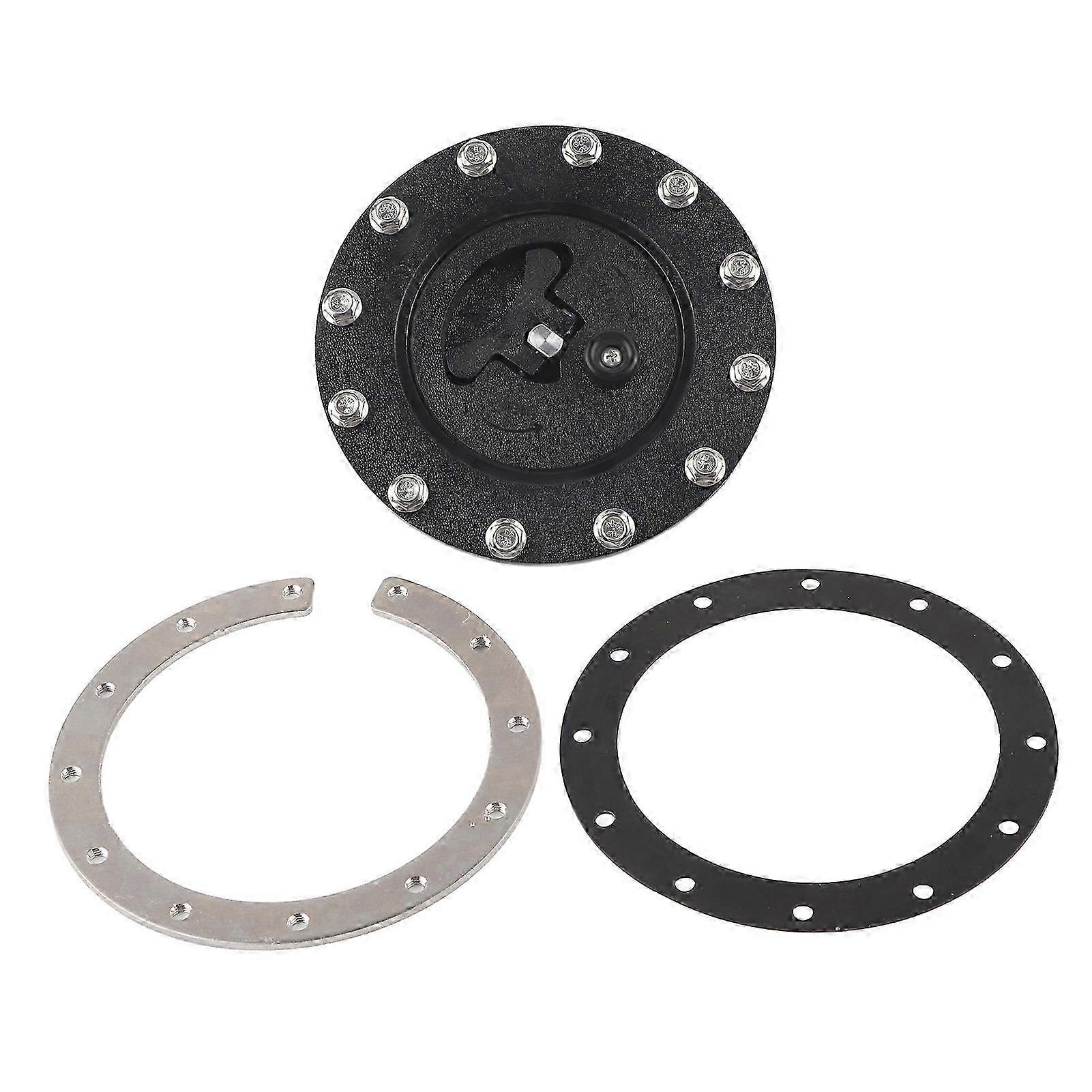 Fuel Cell Gas Tank Filler Cap Twist Cover Flame Resistant Universal Fit with Nut Bolt