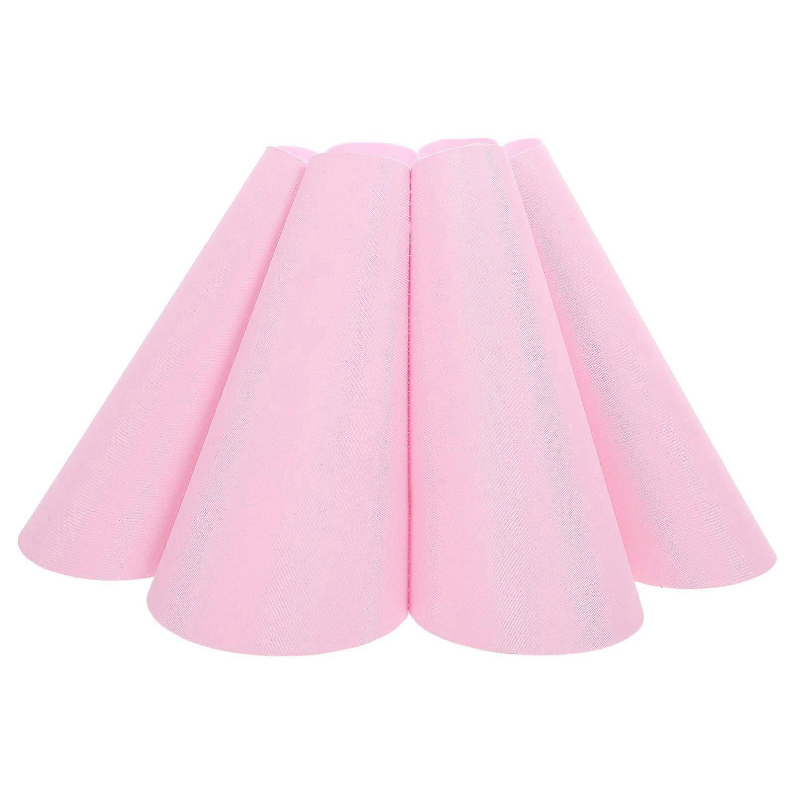 Chic Pink Decorative Lampshade Designed For Table Lamp And Ceiling Light Features Flower Shape With Light Softening Function 3Pcs