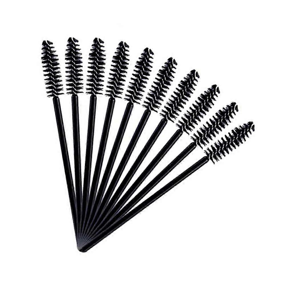 Mascara Wand Brushes Eyelash Mascara Wands Applicator Home Use Separating Eyelashes Black 12Pcs