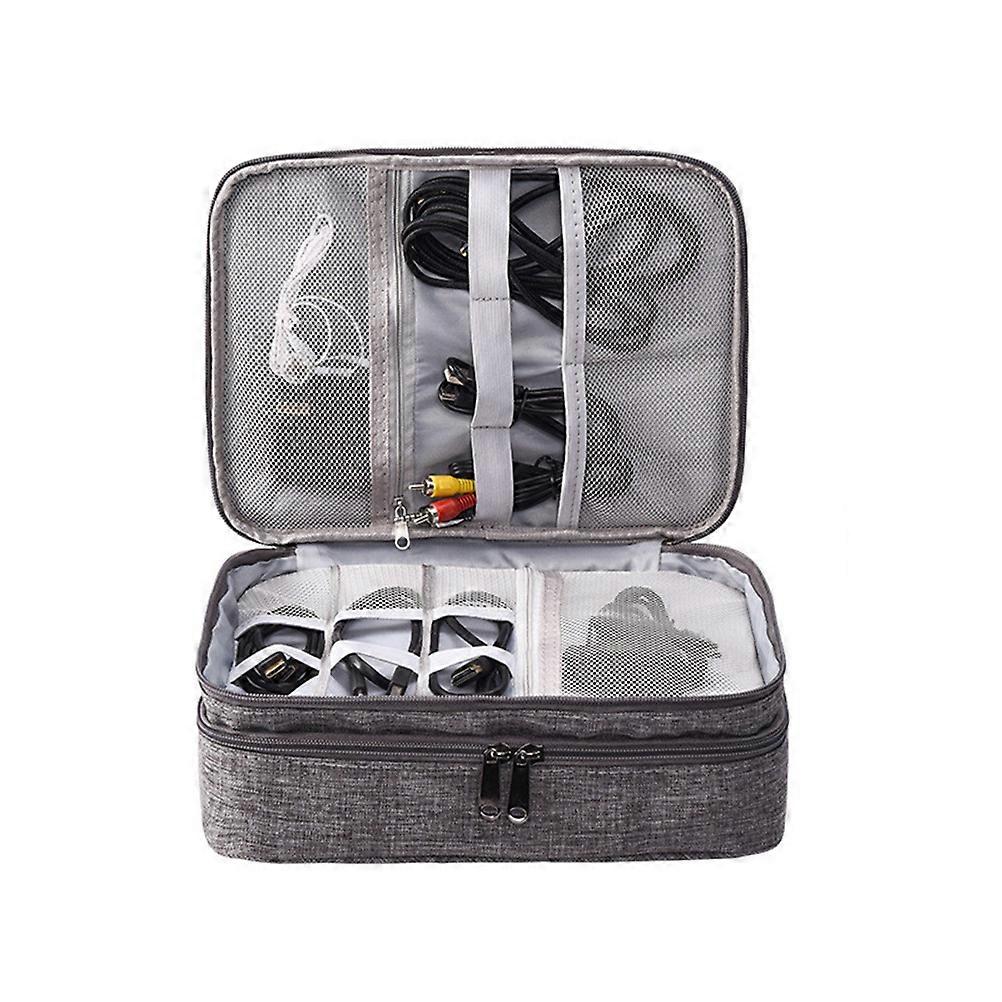 Small Electronics Bag Waterproof Storage Case for Cable Organizer 3Pcs
