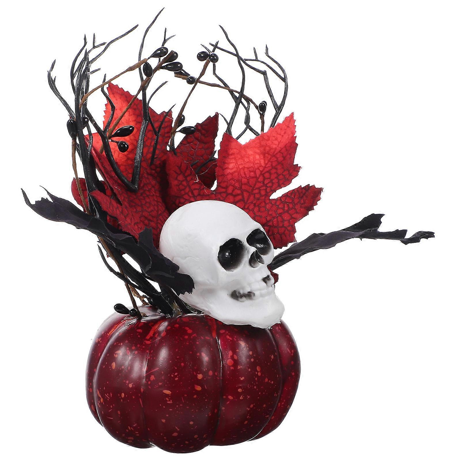 Artificial Autumn Maple Leaves Pumpkin Decor Thanksgiving Gathering Homeowners Event Planners 1Pack