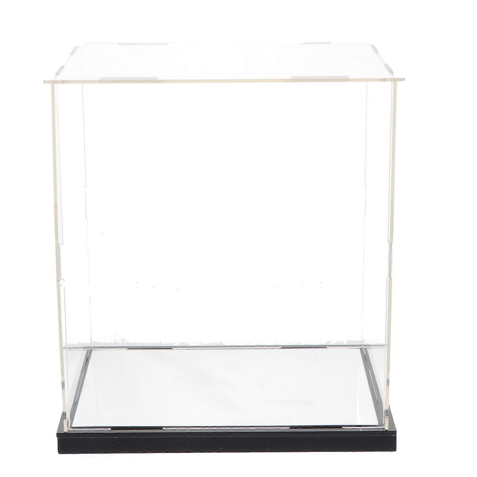 Model Display Box Acrylic Box for Displaying 2Pcs High Transparent Display Case