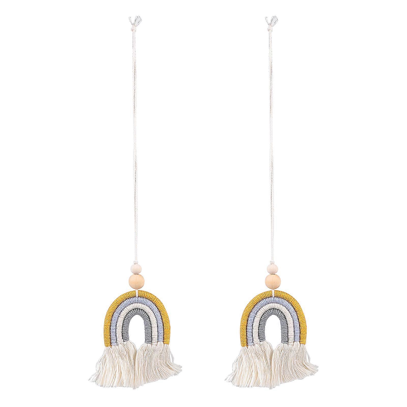 Bohemia Style Rainbow Pendant Decoration Hanging Decor 6Pcs Set