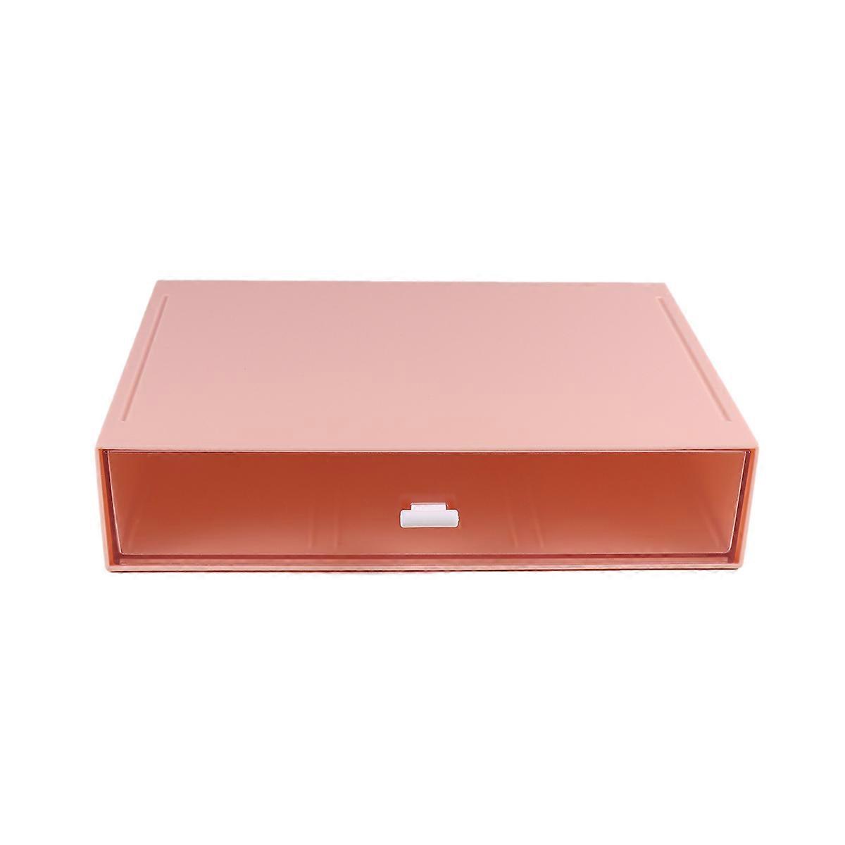 Desktop Organiser Multi-Functional Storage Holder for Office Use 3Pcs Pink
