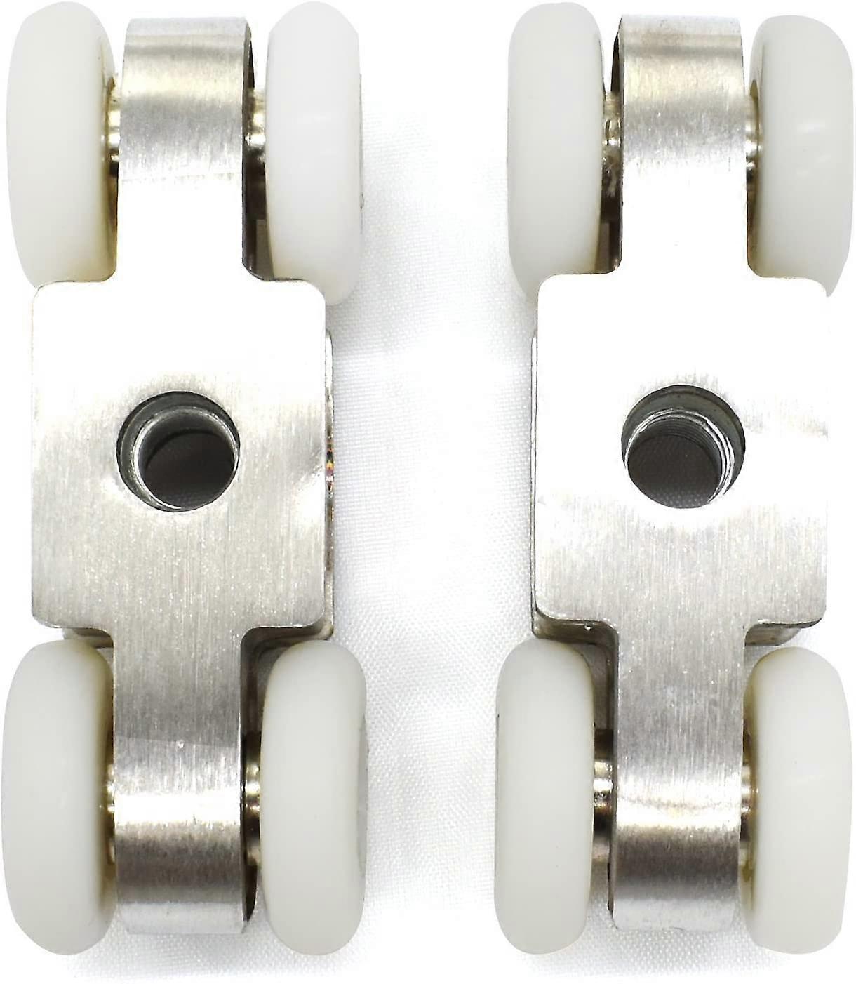 2-Pack Sliding Glass Bathroom Door Rollers