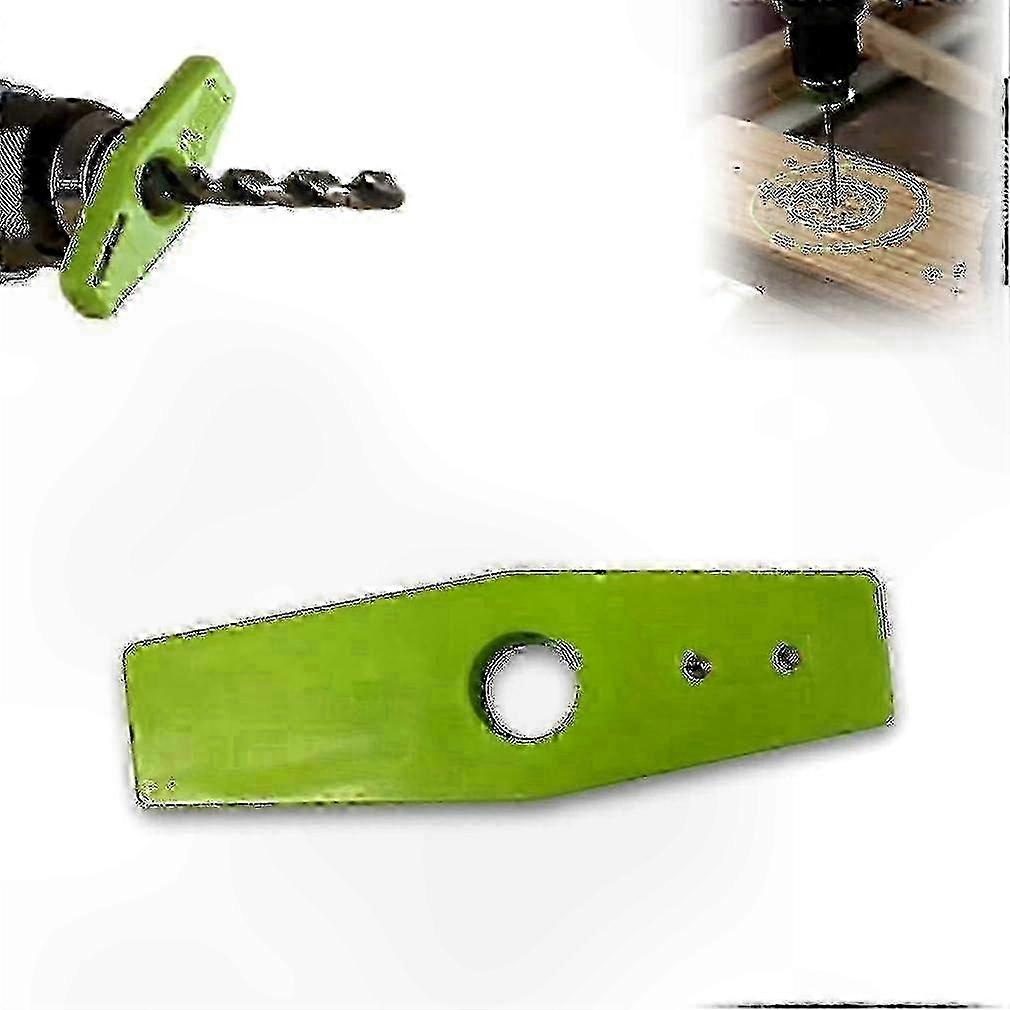 Precision Drill Guide Tool with Scriber for Accurate Hole Placement in Woodworking and Metalworking Projects