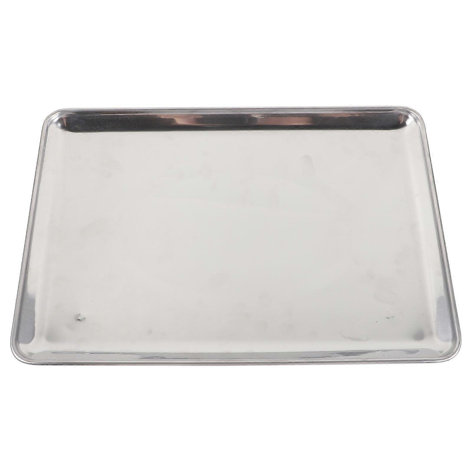 Silver Weighing Tray Scale Tray for Measuring Powder 2Pcs Set