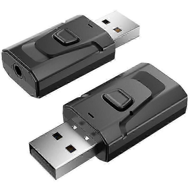 T7 USB Bluetooth 5.0 Receiver/Transmitter 4-in-1 Wireless Audio Adapter for
