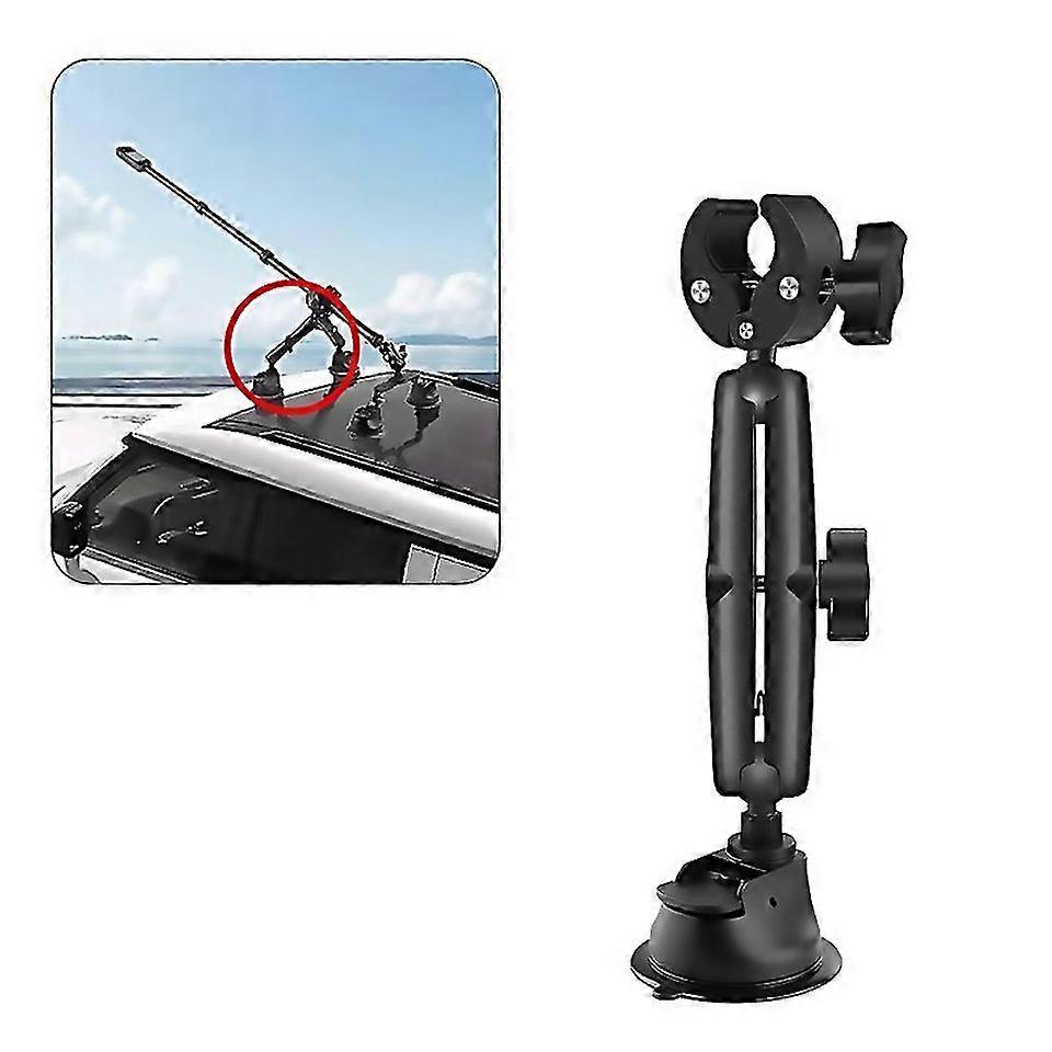 For Singleleg Car Suction Cup Mount Crab Clamps Black