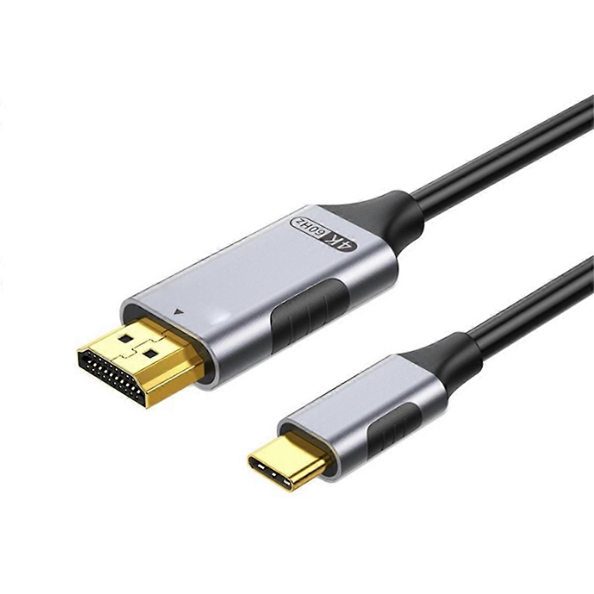 USB C to -Compatible Cable 4K 60Hz Type C to 