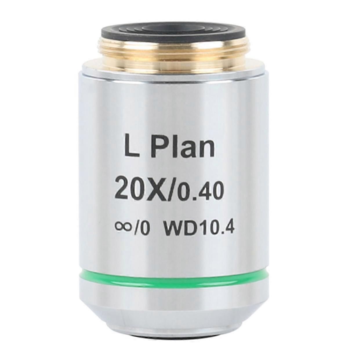 Long Working Distance Metallurgical Microscope Plan Achromatic Objective Lens RMS Thread Interface