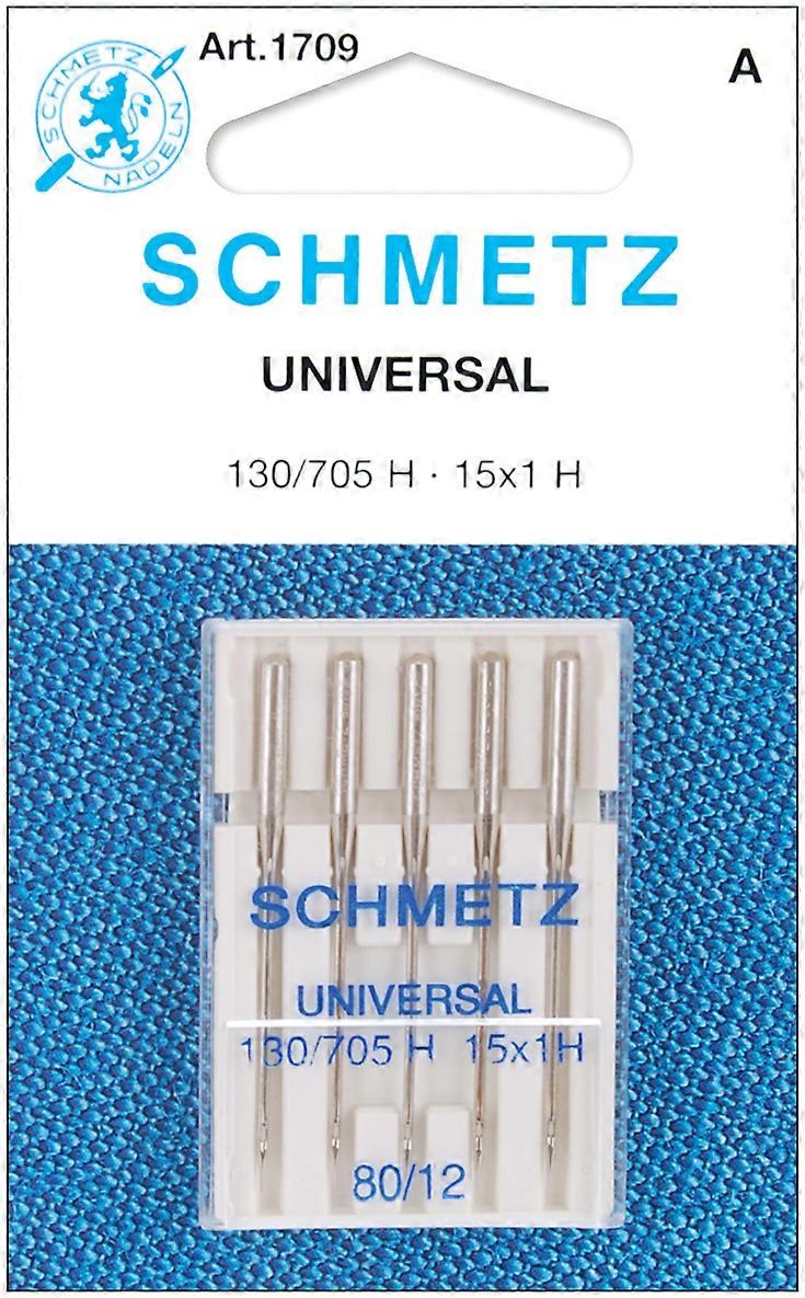 Schmetz Universal Machine Needles-Size 12/80 5 Per Pkg