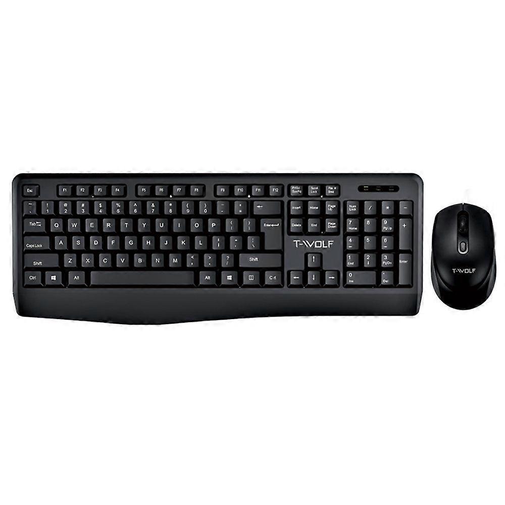 T-WOLF TF-100 Bluetooth Wireless Keyboard and Mouse Set TF-100(Black)