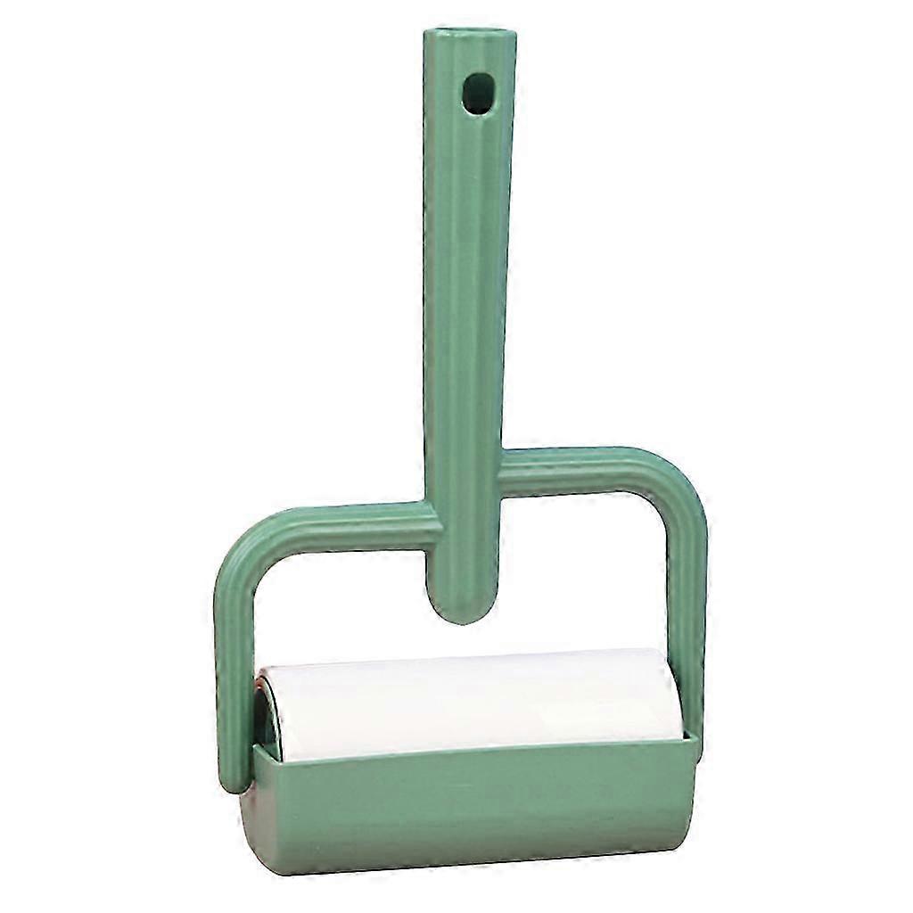 Portable Lint Roller Dog Hair Remover for Creative Cactus Shape Non-slip Handle High Practicality Easily Stick Away Dura dark green 25-26