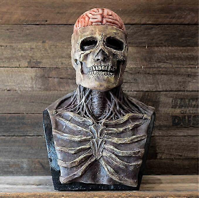 Full Head Skull Mask Helmet With Movable Mouth Skull Mask Cosplay Props