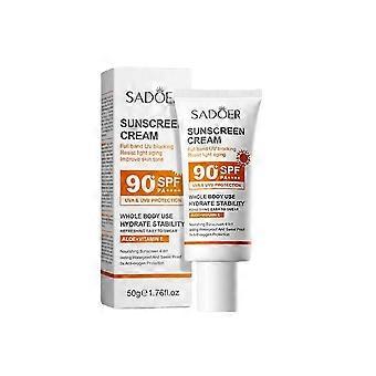 Sonnenschutzmittel mit Lichtschutzfaktor 90+ für das Gesicht und den ganzen Körper, Schutz vor UV-Strahlung, reparierender Solarblocker, Sonnenschutzmittel für das Gesicht