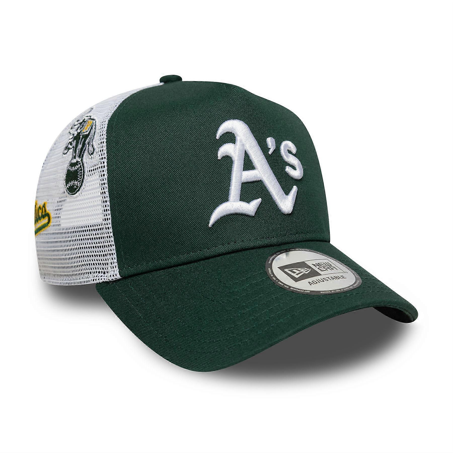 Oakland Athletics MLB Trucker Multi Patch Green 9FORTY A-Frame Cap