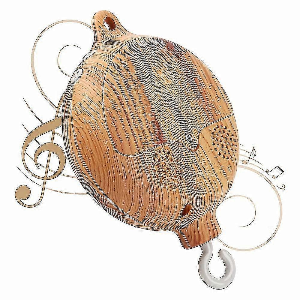 Baby Crib Mobile with Rotating Hooks, 3 Modes, 35 Lullabies Music Box Spinner for Nursery