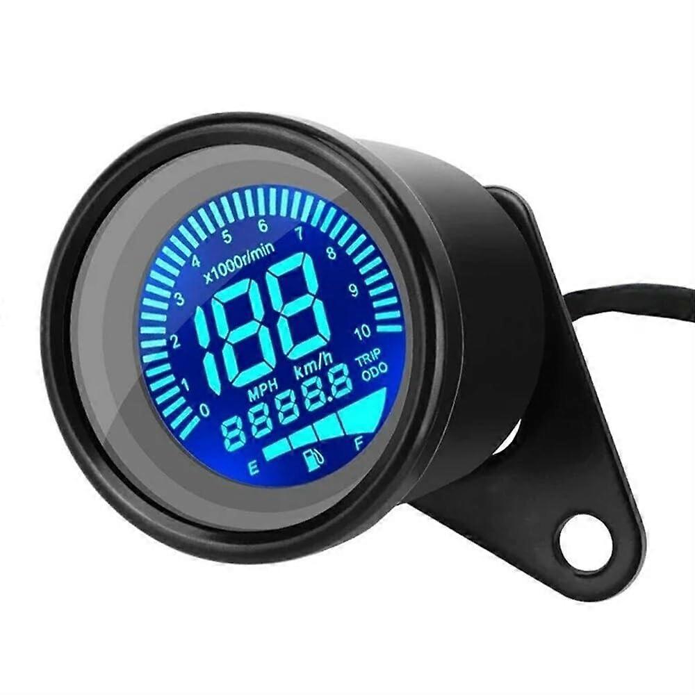 Motorcycle Digital Speedometer Fuel Meter Odometer 12V Accessories For Indicator Scooter