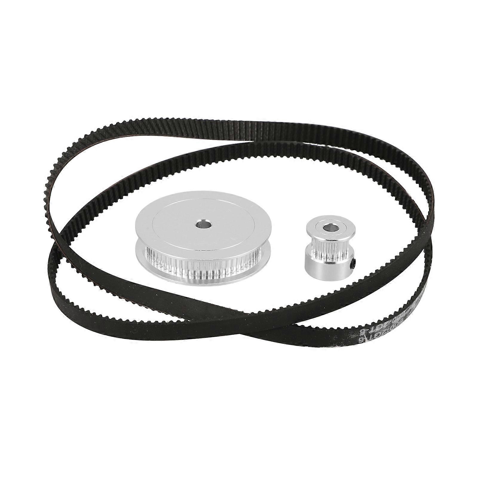 Aluminum Timing Pulley Wheel for Machine Use with 1Set Synchronous Wheel Teeth