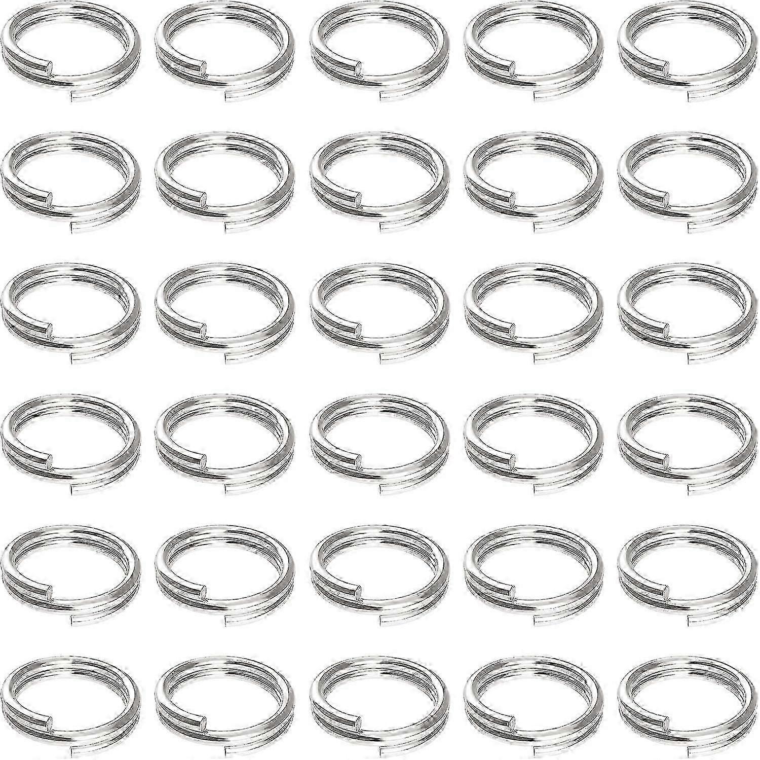 100 عبوة 10 مم خواتم قفز سبليت صغيرة - موصلات المجوهرات