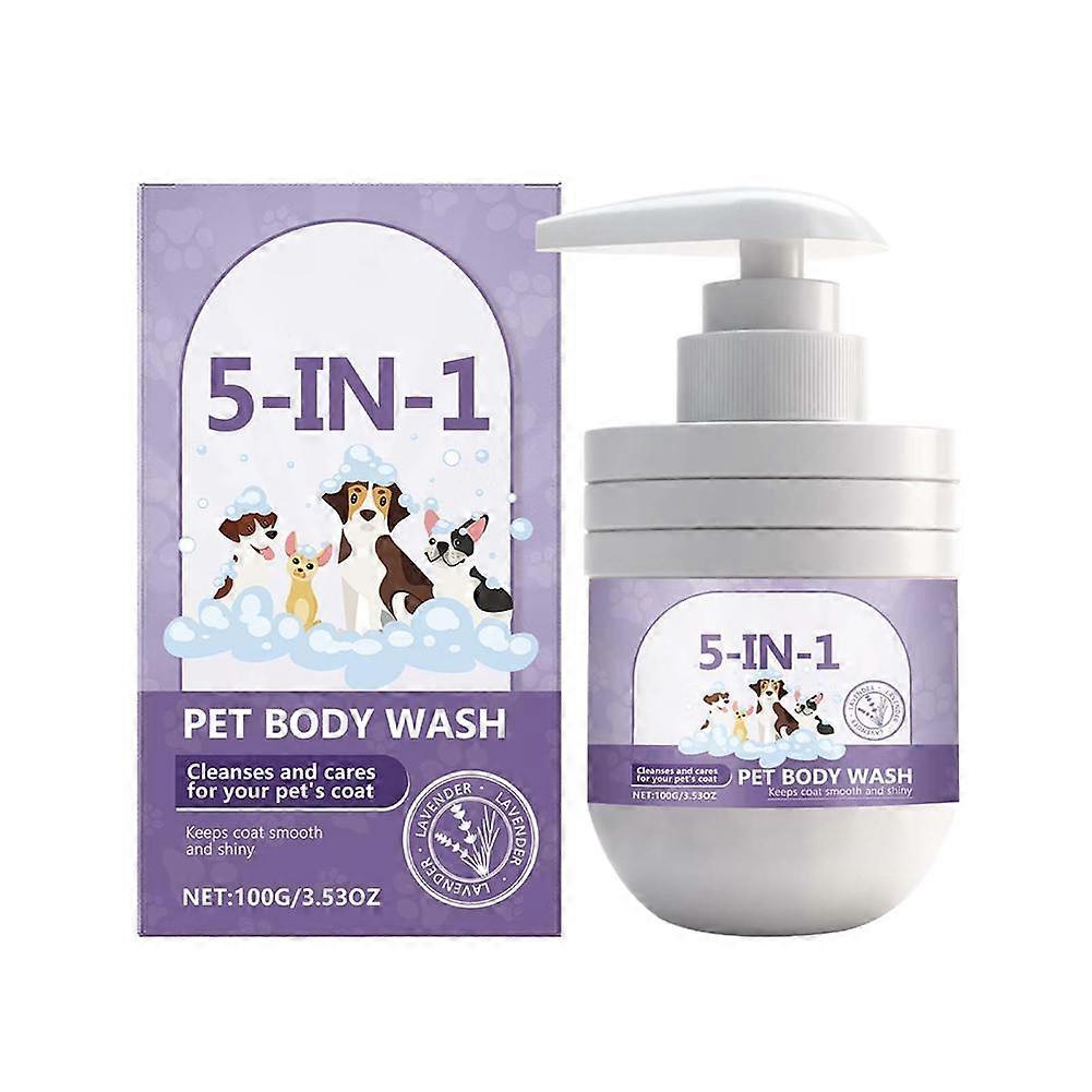 Gentle Decyl Glucoside Pet Shampoo for Effective Coat Cleansing and Nourishment 100g Bottle