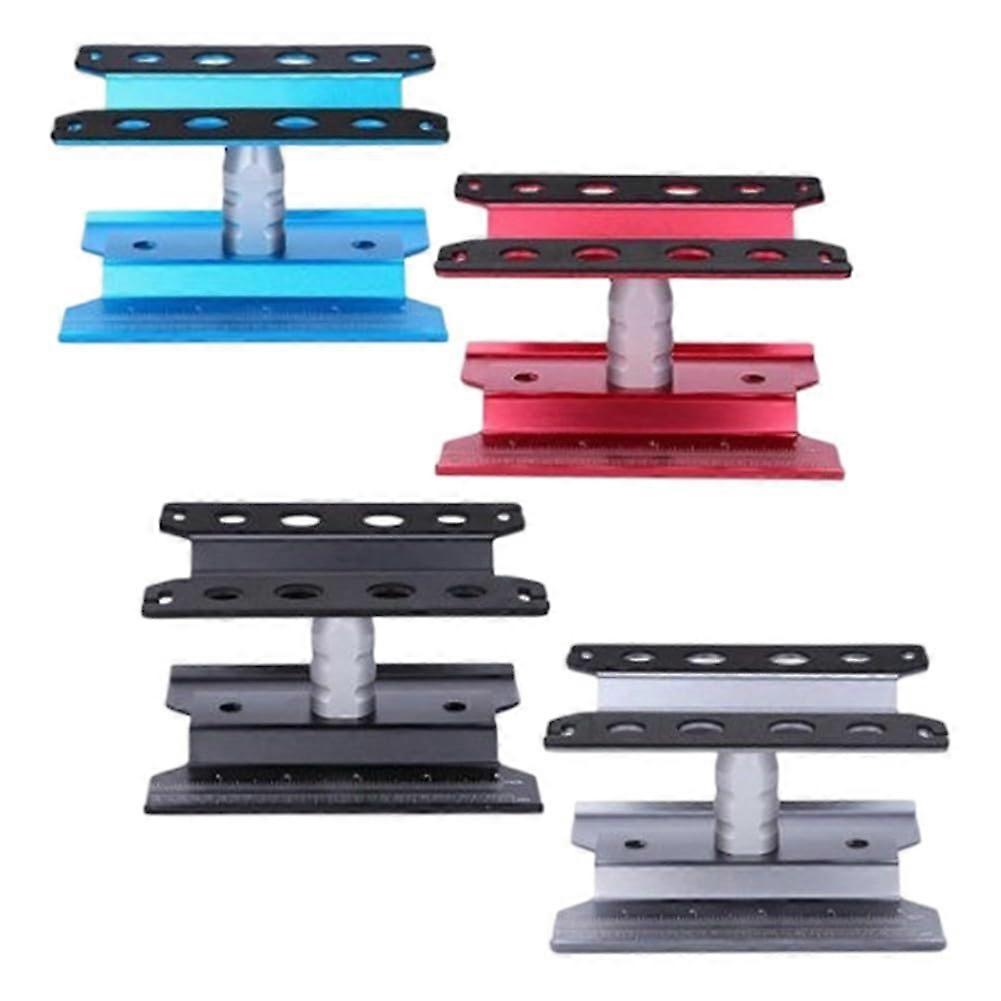 RC Car  Work Stand Black 360 Degree Rotation Adjustable Lift Lower Compatible 1/8 1/10