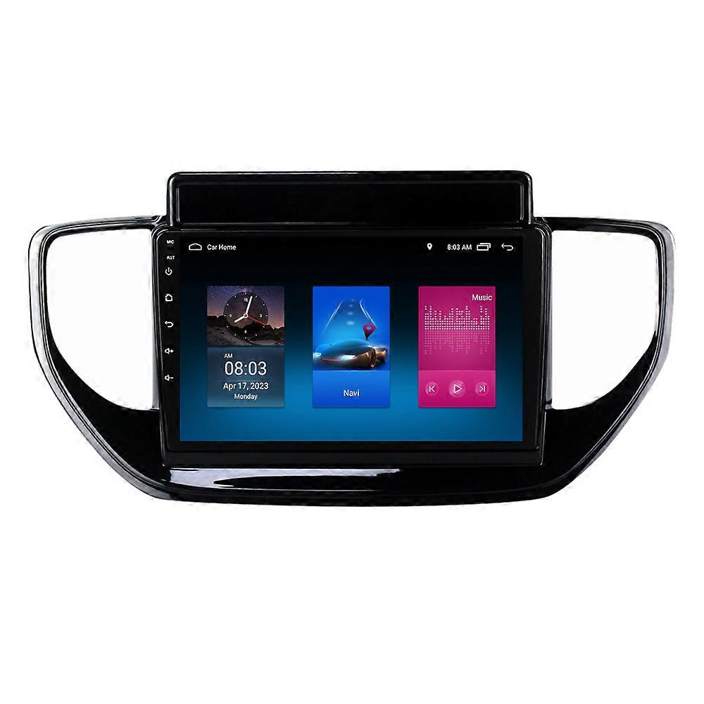 RoverOne Car Stereo Radio Bluetooth CarPlay Android Auto GPS Sat Nav Touch Screen for Hyundai Solaris 2 II 2020 - 2021