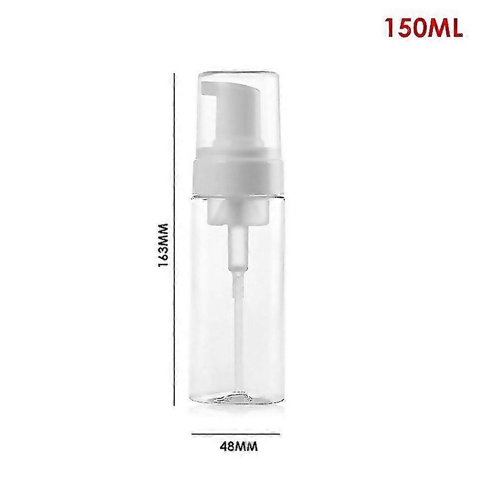 For 3060100150ml Clear Empty Cosmetic Refillable Pump Bottle Soap Shampoo Lotion Foam Foaming Travel