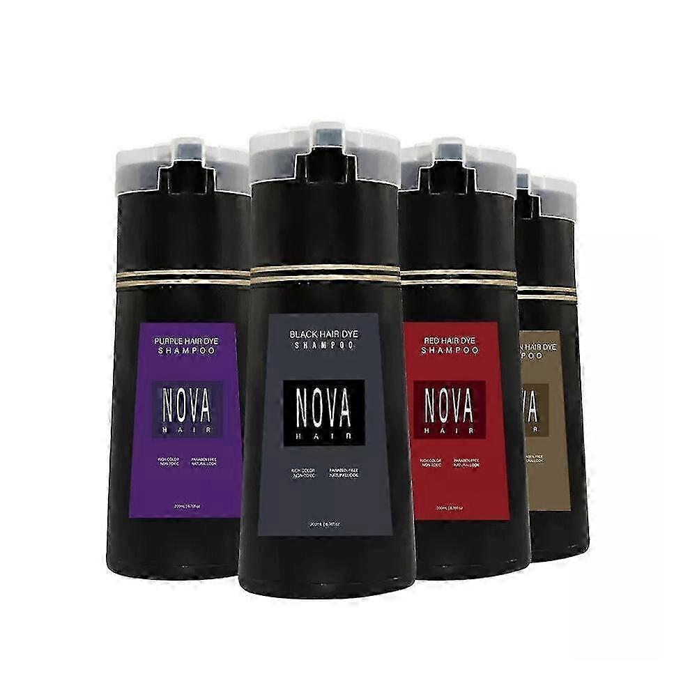 Haarfärbeshampoo, Nova Instant Haarfärbeshampoo, Schnelle Farbanwendung, Sanftes Farbfixiermittel